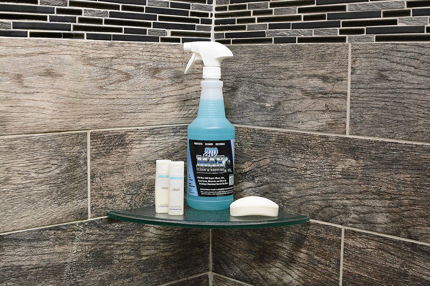 310 Tempering Glass Shower Floating Shelf Kit